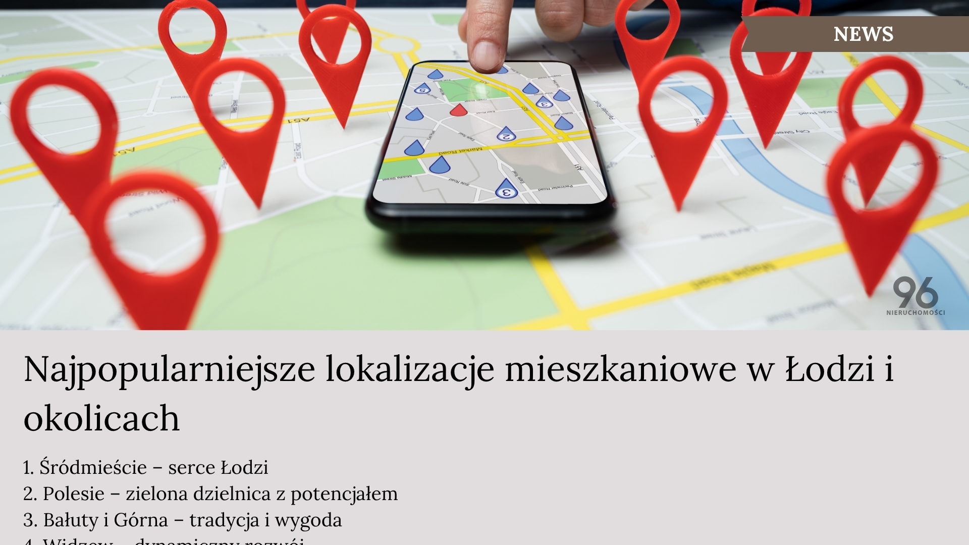 Najpopularniejsze lokalizacje mieszkaniowe w Łodzi i okolicach